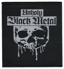 Unholy Black Metal - Skull (Aufnher)