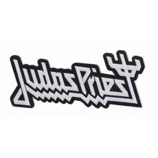 Judas Priest - white Logo Aufnher