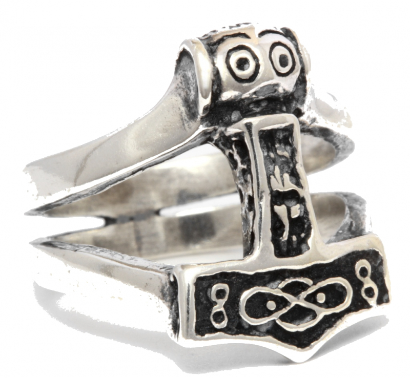 Thoran - Thorshammer Ring (Ring in Silber)