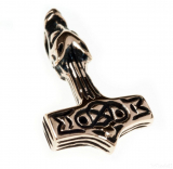 Wolfhammer - Little Thorhammer (Pendant in Bronze)