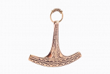 Thors Hammer Anhnger fr Kette in Bronze