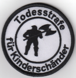 Todesstrafe fr Kinderschnder - Henker white (Patch)